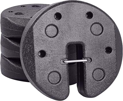 XHWOLGARIAN 6-tlg. Vorhang Beschwerer Set - Outdoor Gewichtstaschen Mit Metallklammern