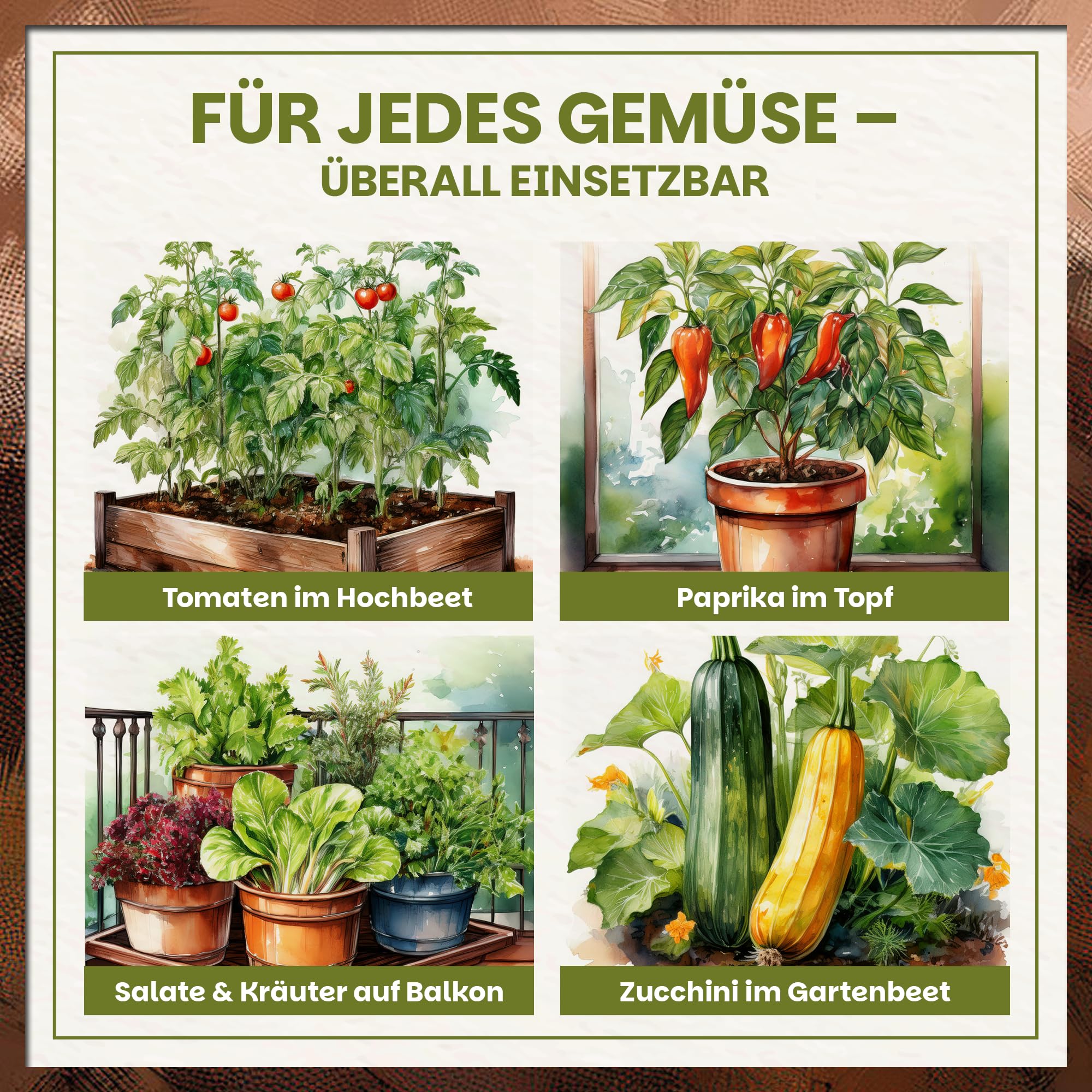 Green Home Tomaten- & Gemüseerde 72L - hochwertige Tomatenerde/Pflanzenerde für starkzehrende Gemüsepflanzen - Gemüseerde für Tomaten, Gurken, Zucchini oder Paprika im Beet, Hochbeet oder Kübel