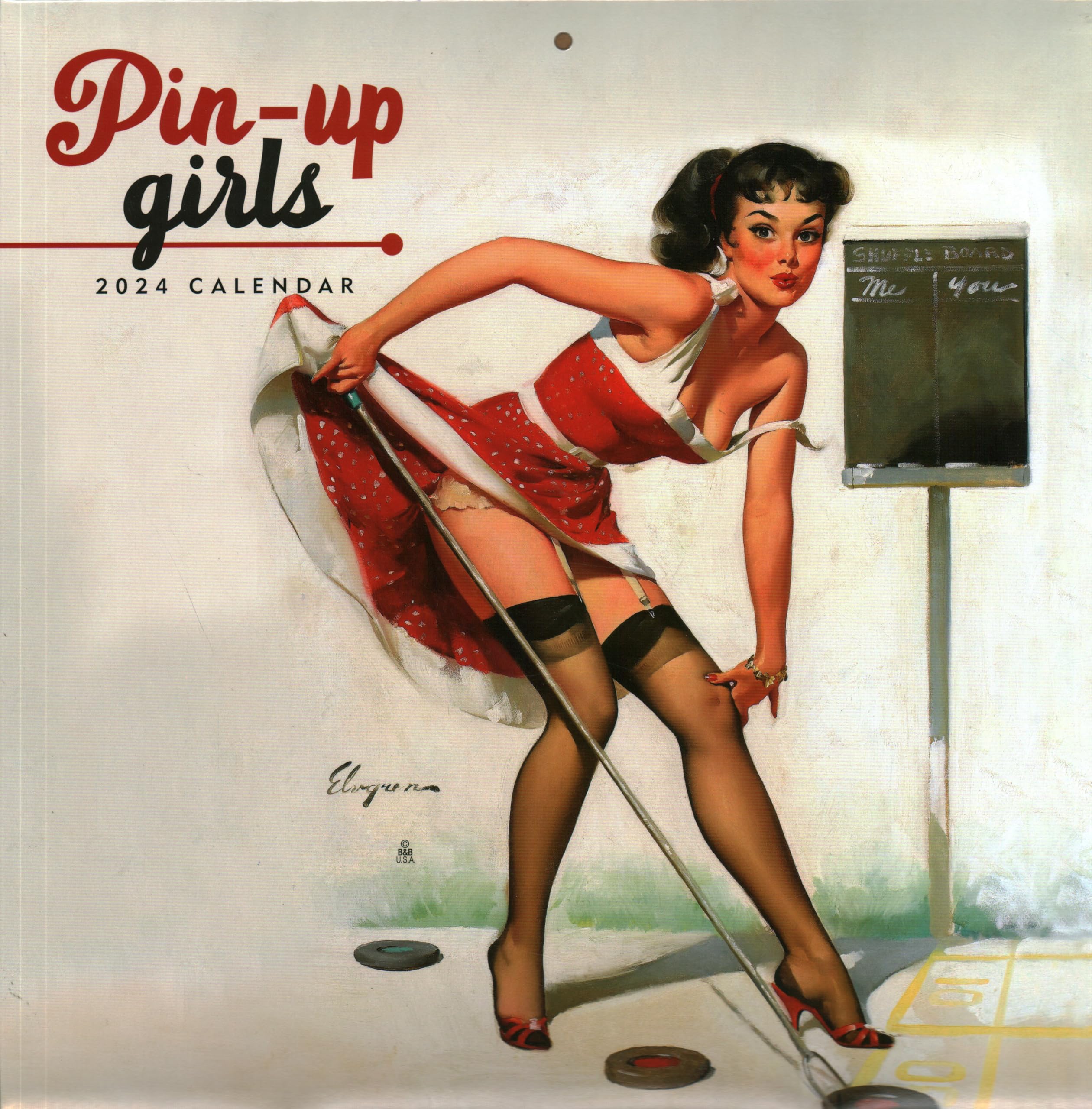 Vintage Pin Up Calendar 2026 Monthly Retro Pinup Wall 12 Month %25257c American Made In The Usa P 370031076