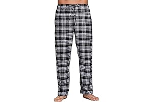 Comfy and Cozy: CYZ Men's 100% Cotton Super Soft Flannel Plaid Pajama Pants