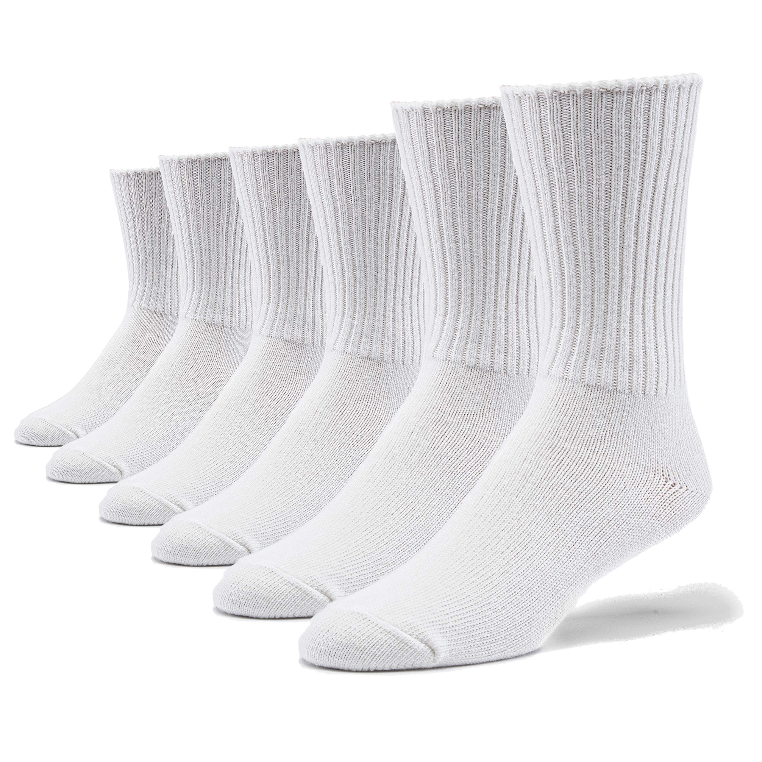 Maggie's Organics - Organic Cotton Crew Socks - 6 Pairs - Unisex - Casual & Comfortable