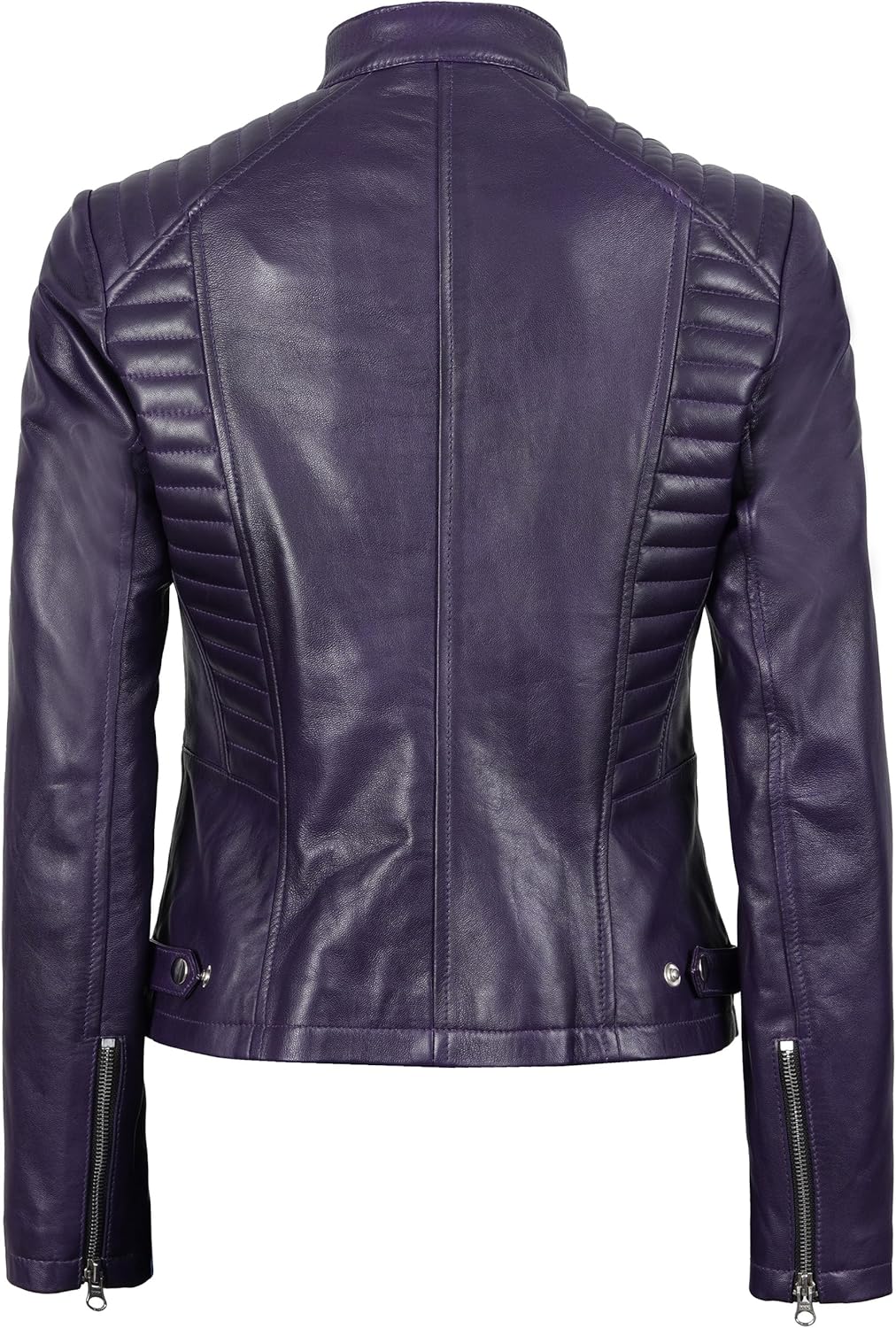 Blingsoul Real Leather Jacket Women - Cafe Racer Style Womens Leather Jackets - Image 5