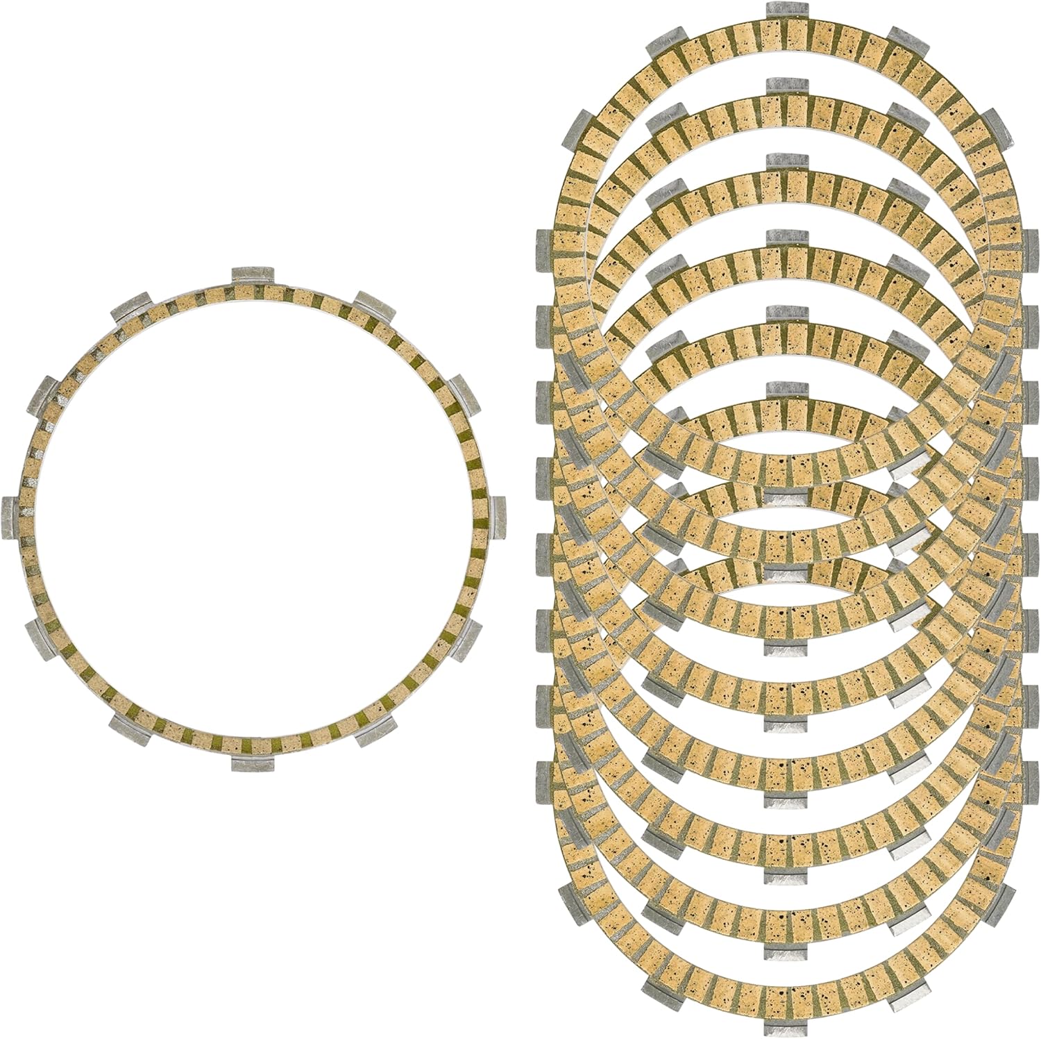 Clutch Friction Plates Kit Compatible with Harley Touring Electra Glide Classic Ultra 1998-2006 / Ultra Classic FLHTCU 1999-2016/37932-98