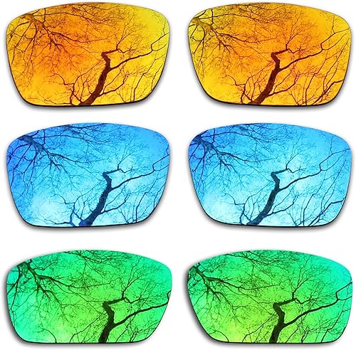 Juego de 4 lentes polarizadas de repuesto para Oakley Fuel Cell OO9096 Pack