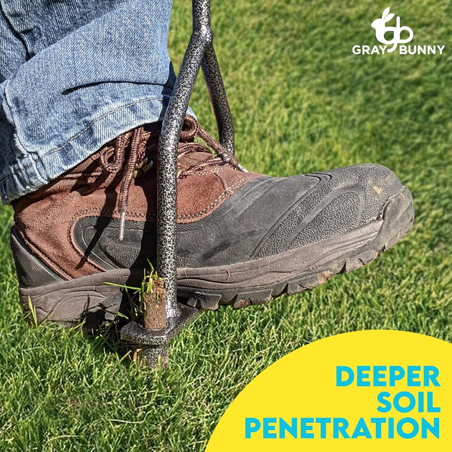 Buy Lawn Coring Aerator, Manual Grass Dethatcher, Core Aeration Tool