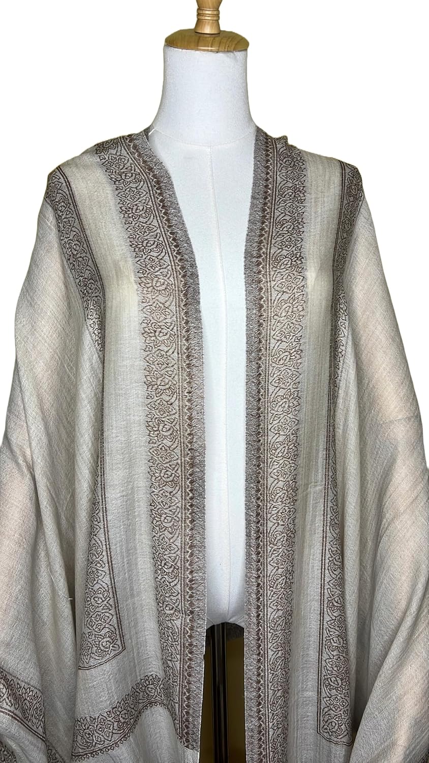 NPIA Certified 100% Pure Cashmere Pashmina Shawl for Women | Wedding Wrap | Gift Idea for Women