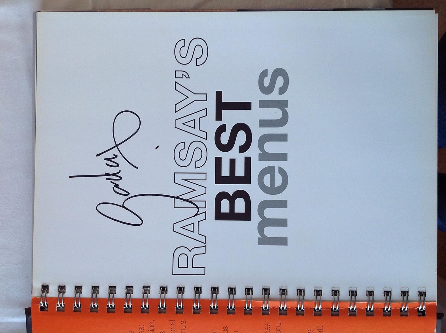 Ramsay's Best Menus by Gordon Ramsay Amazon.co.uk Ramsay, Gordon 9781844009152 Books