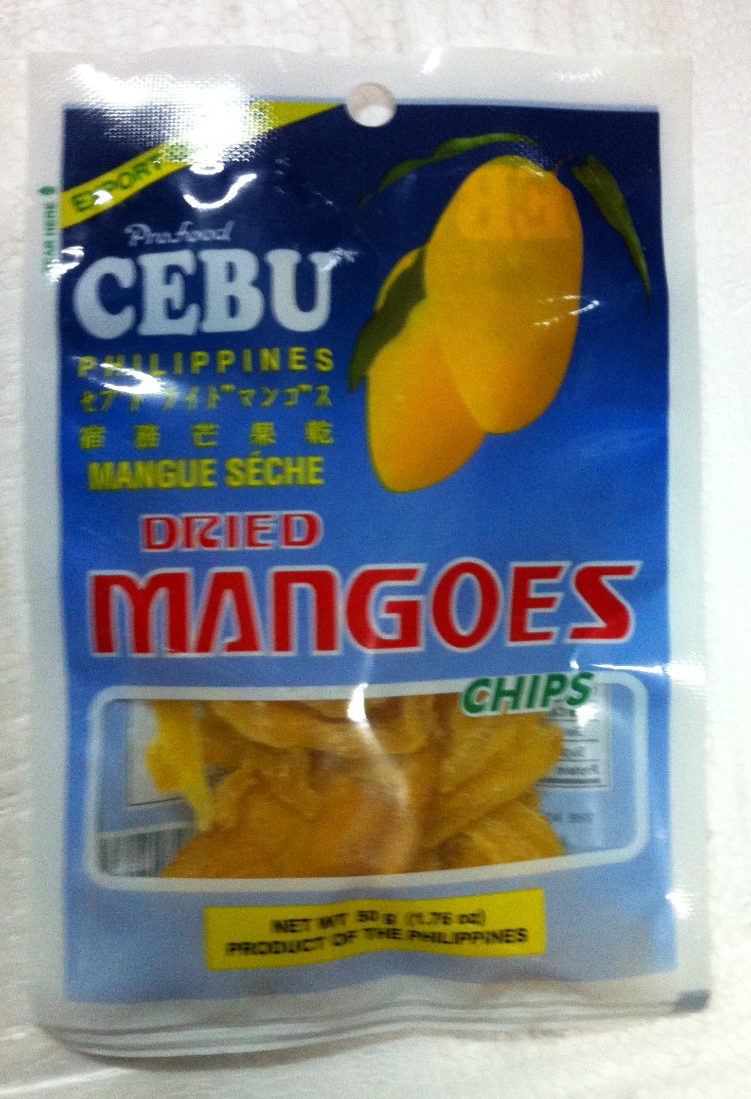 Buy Philippines Cebu Dried Mangoes 50g (2pack) Online at desertcartQATAR