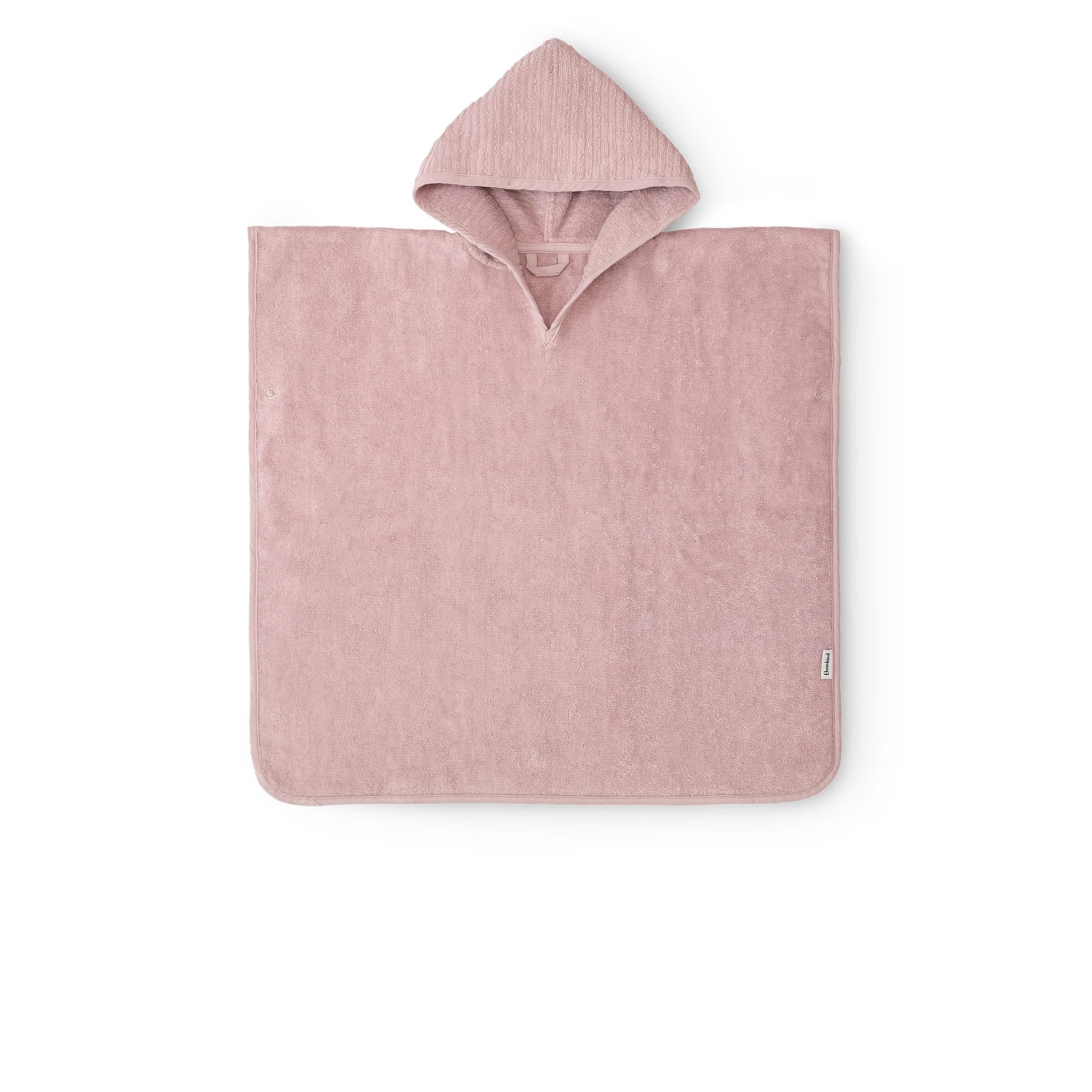 Ehrenkind® Ponczo kąpielowe dla dzieci w wieku 1-5 lat, Öko-Tex, miękkie, chłonne i przytulne, ponczo kąpielowe dla dzieci, rose, 1-3 Jahre