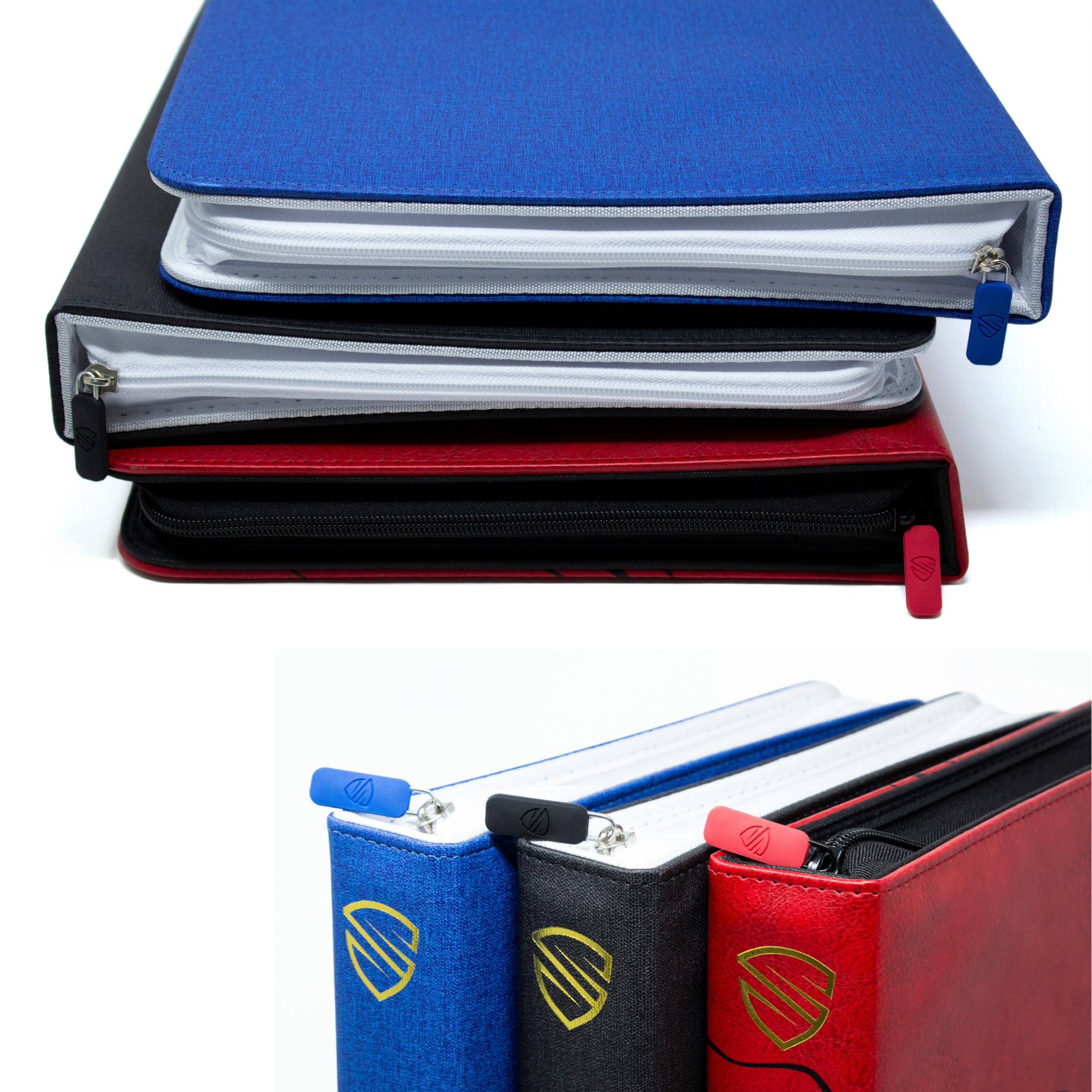CARDWARE Raccoglitore di alta qualità per carte collezionabili e collezionabili, album di carte collezionabili a 9 tasche, raccoglitore tascabile a 360 lati per Yugioh, Pokemon, Magic: The Gathering e
