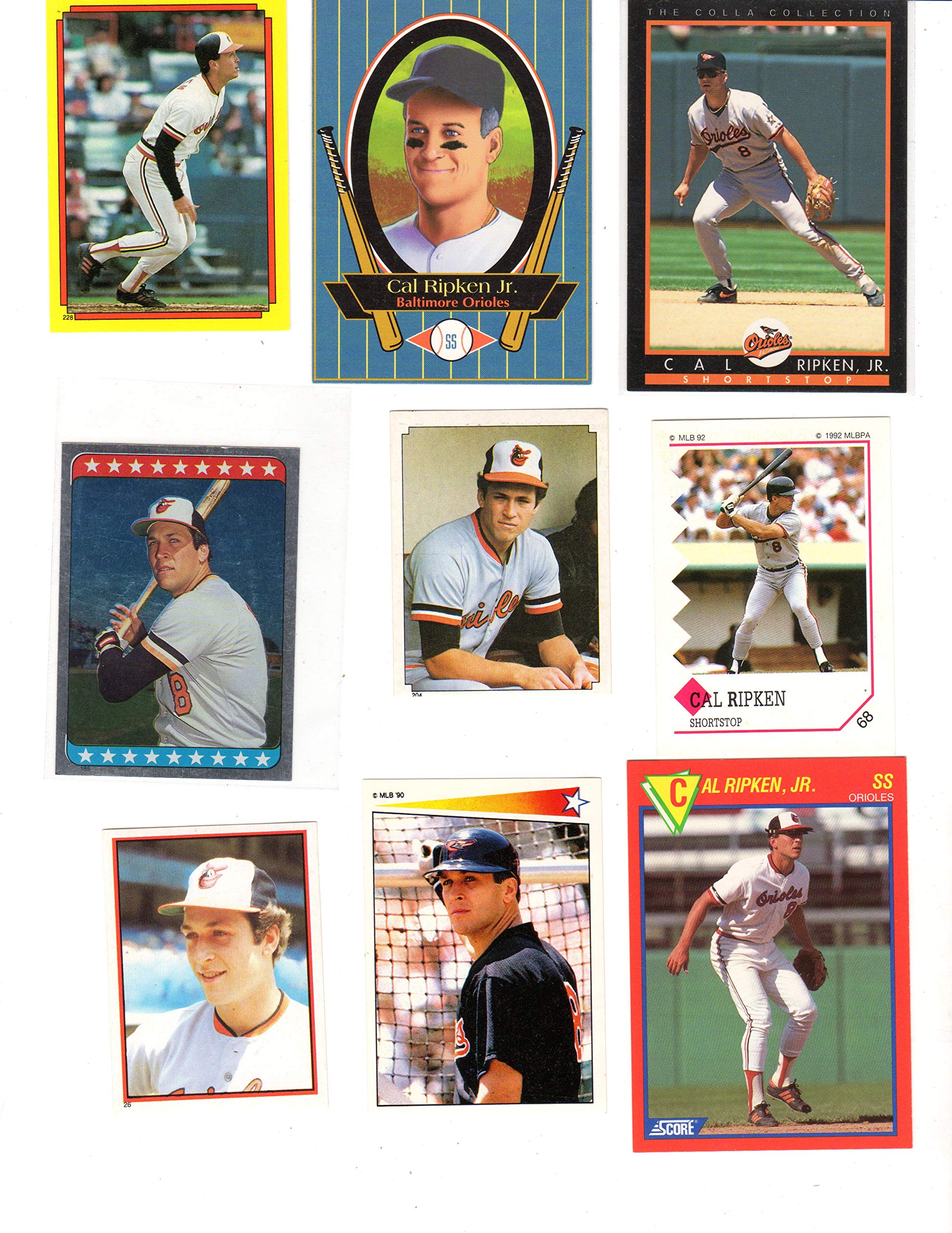 Amazon.com: Cal Ripken Jr. Baltimore Orioles Collectors Baseball Card/Sticker  Lot : Collectibles & Fine Art