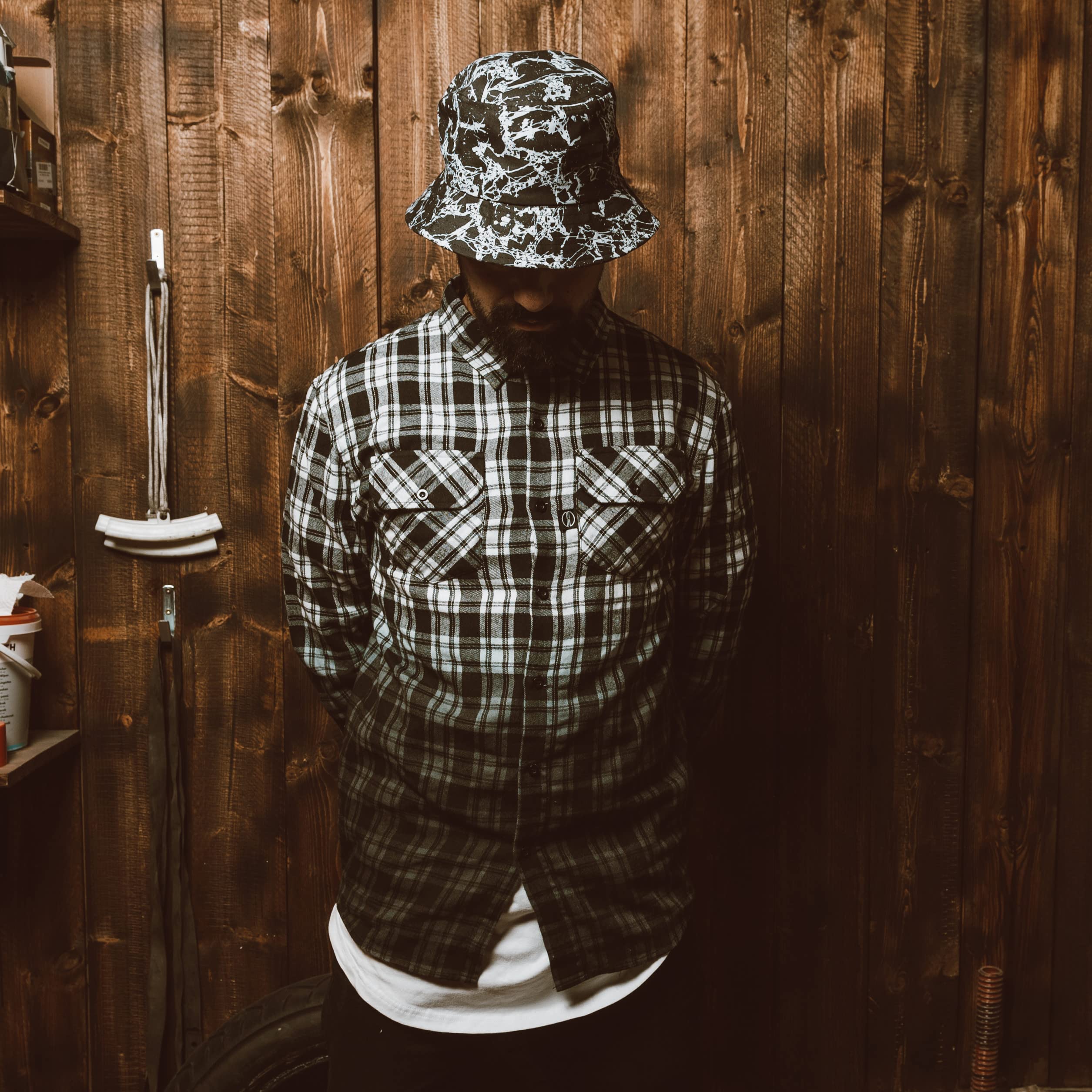 Blackskies Bucket Hat | Uomo Donna Cappello da Sole | Cappello da Pescatore con Motivo Floreale Estate Vacanze - Basecap Unisex Streetwear Outdoor Tempo Libero