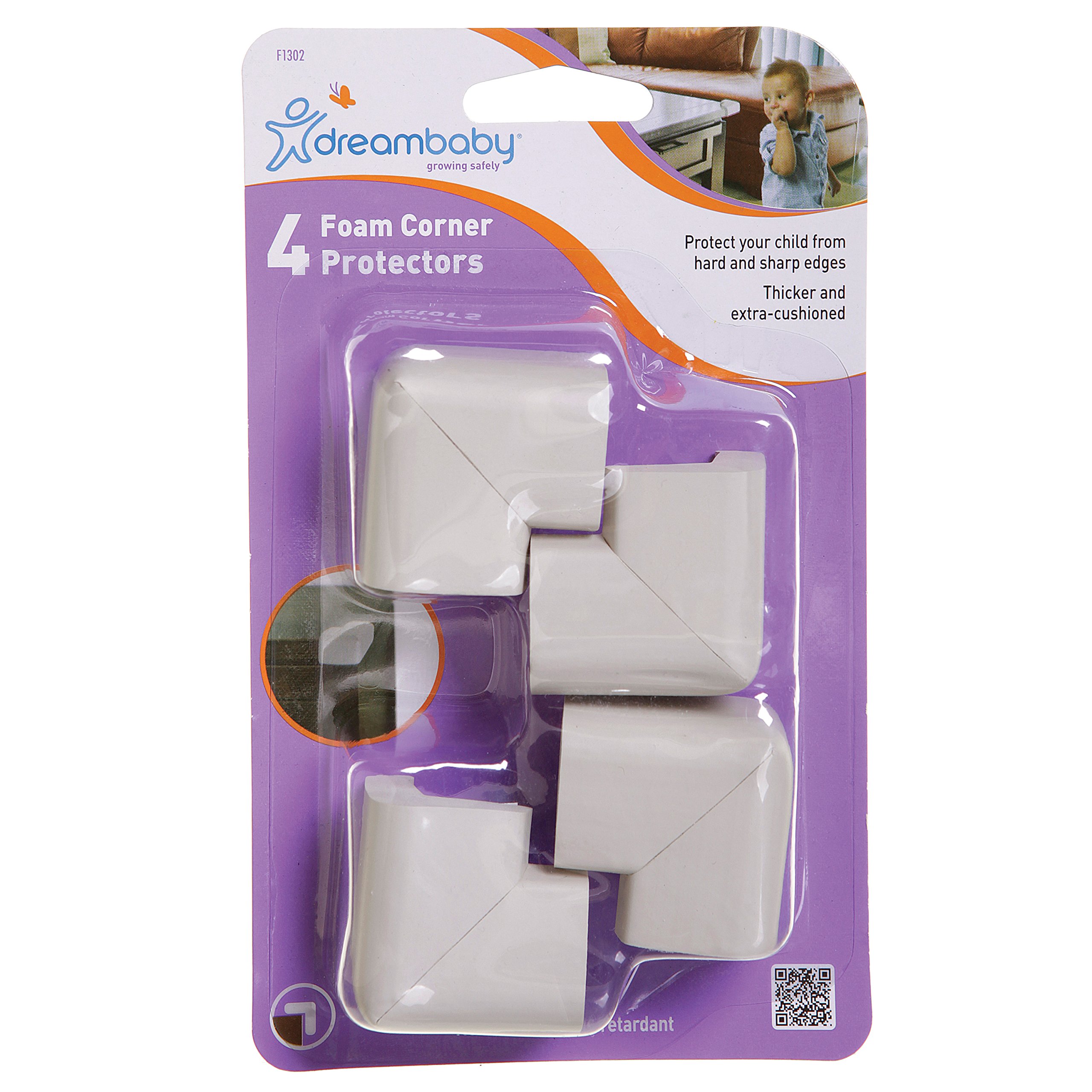 Joblot Dreambaby Foam Corner Protectors & furniture straps 2 packs of each