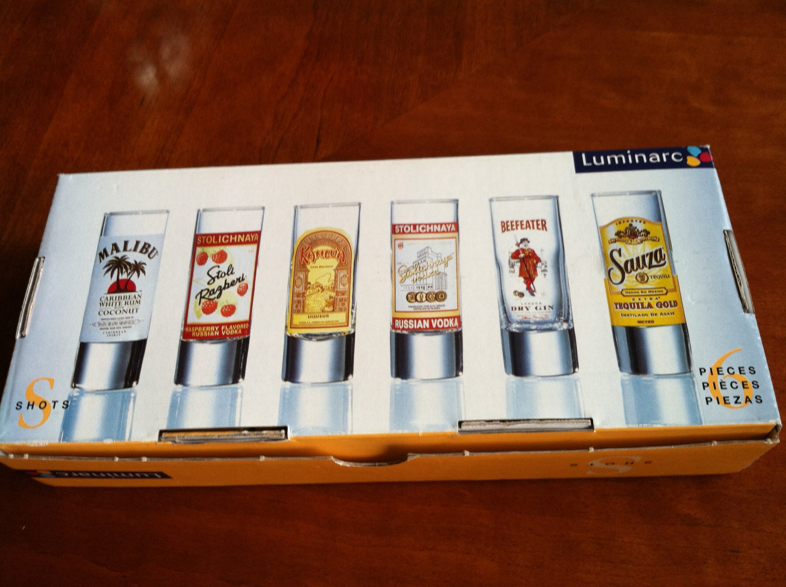 Coffret Cocktail Luminarc Multicouleur Verre 6 Pièces à Prix Carrefour