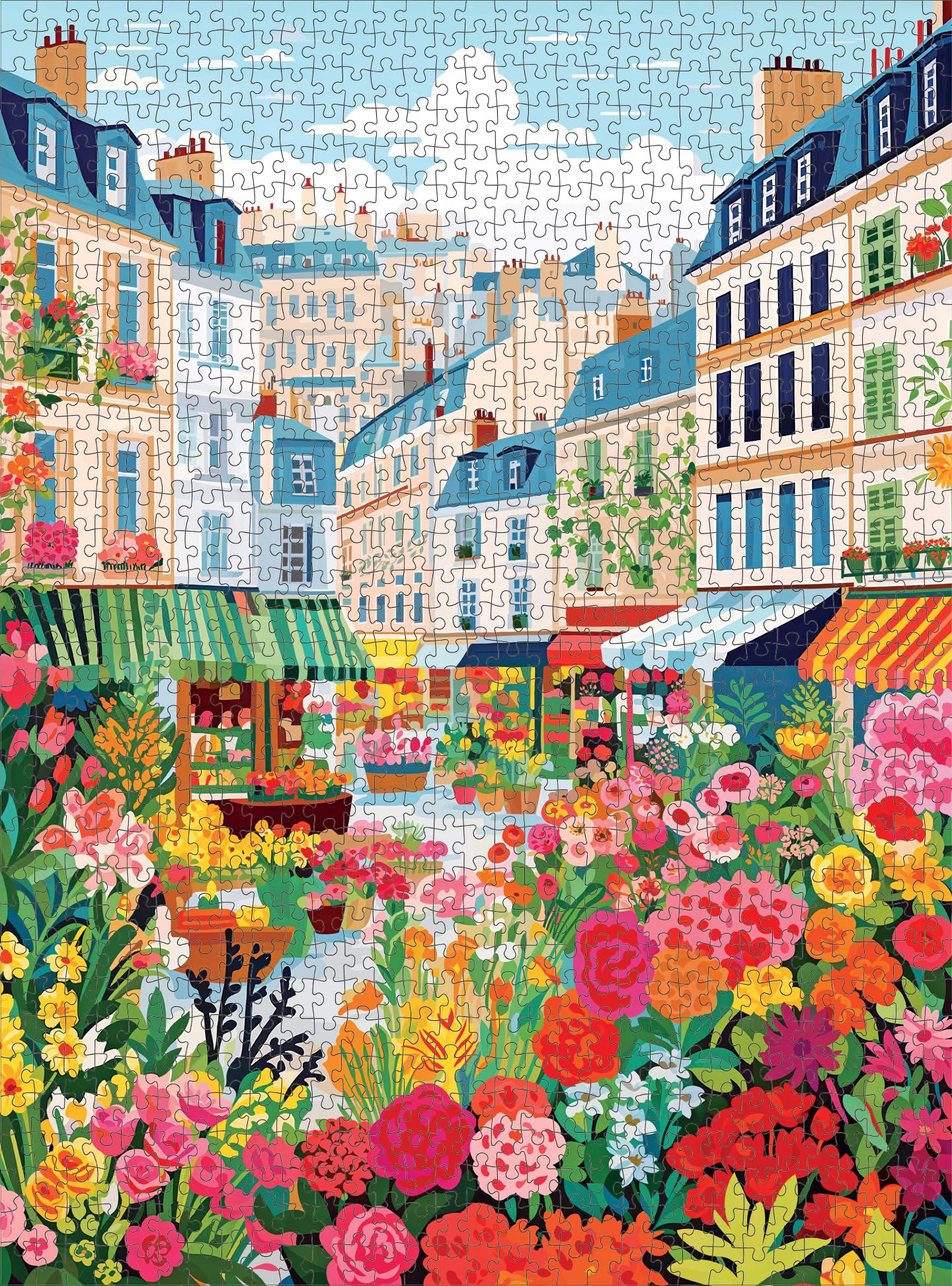 Amazon.com: Cross & Glory - La Fleur de Paris - 1000 Piece Jigsaw