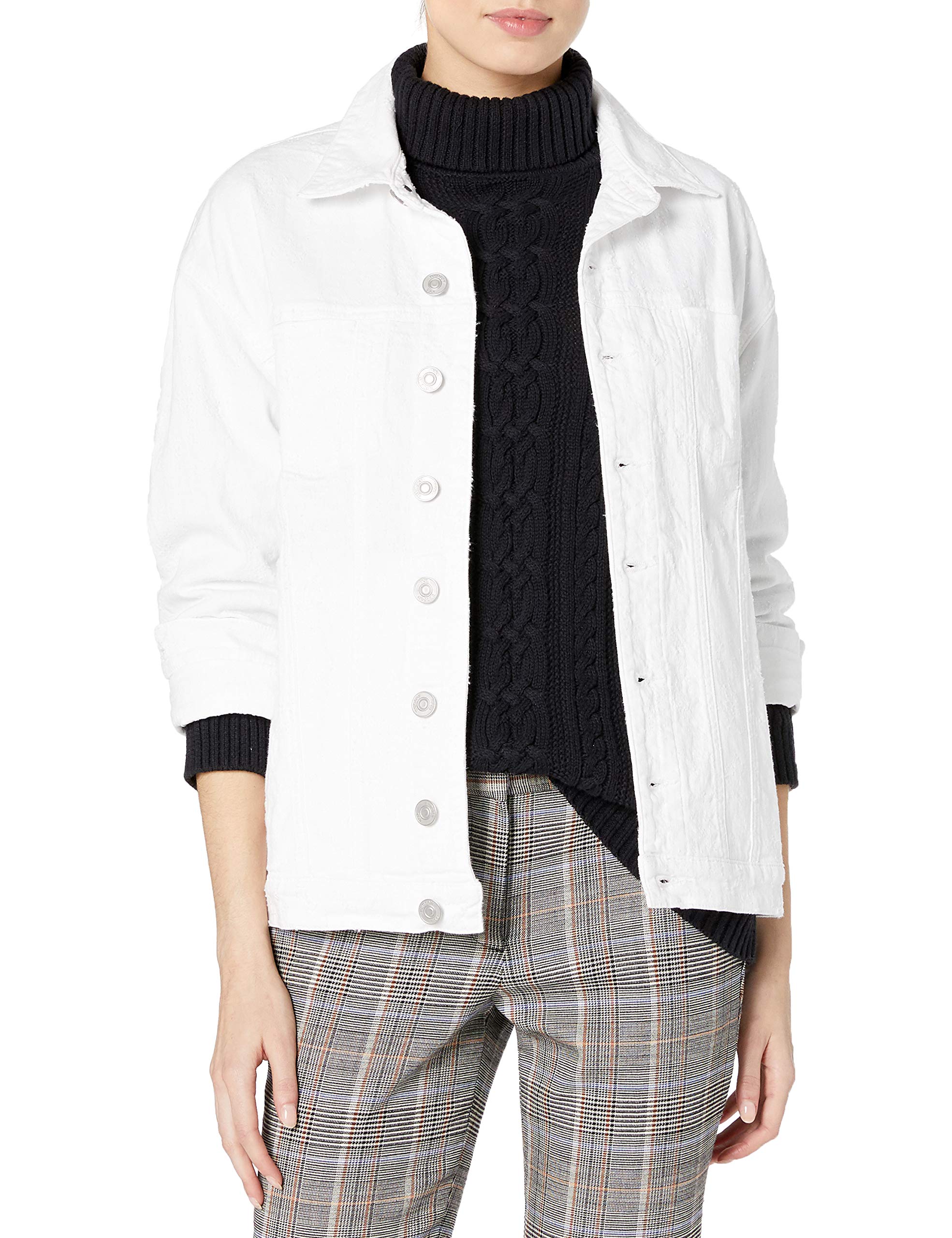 HudsonWomen's Long Sleeve Boyfriend Jacketemmet 长袖男友外套emmet 긴소매 보이프렌드 재킷 Jeans