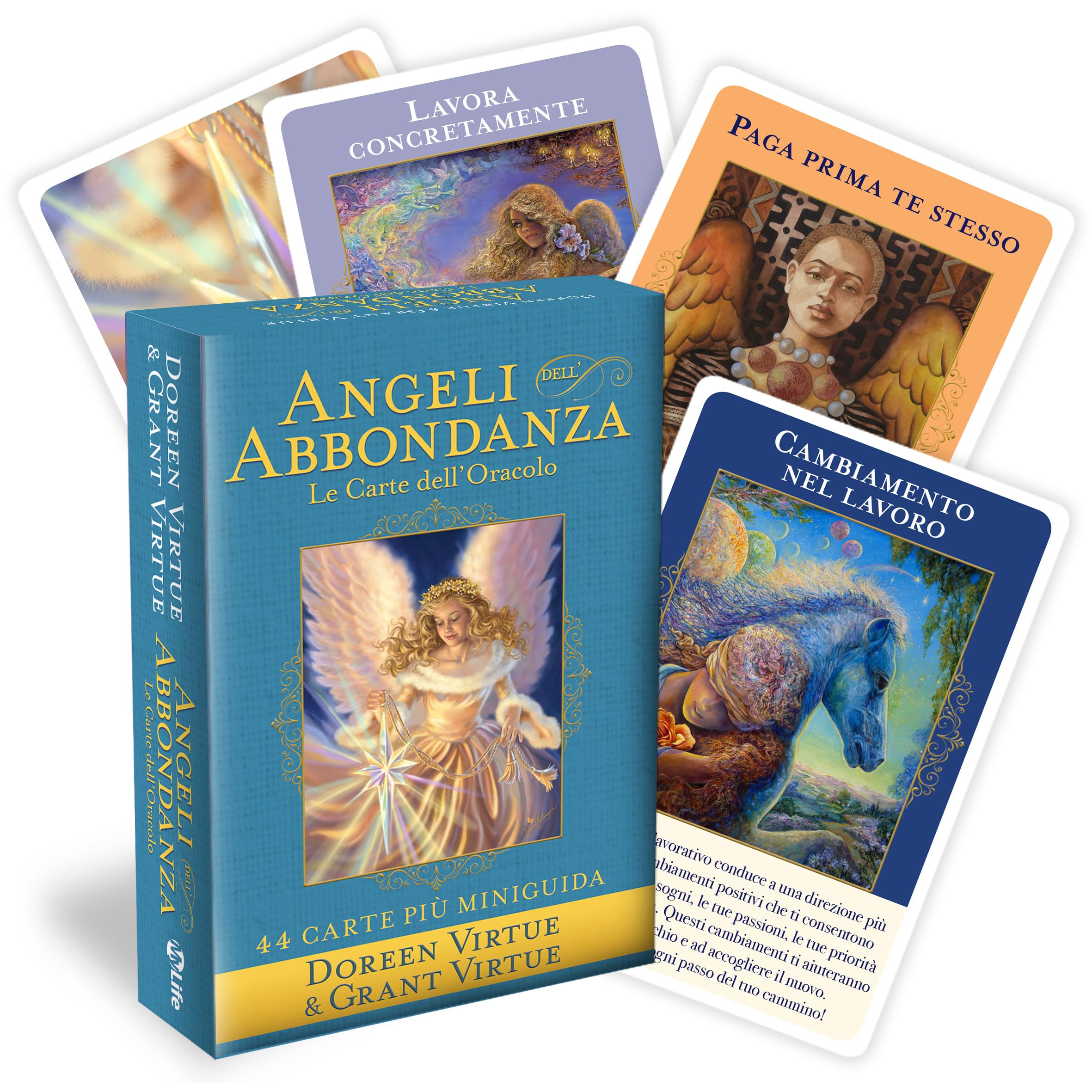 Angeli dell'Abbondanza. Le Carte dell'Oracolo 44 Carte con Guida