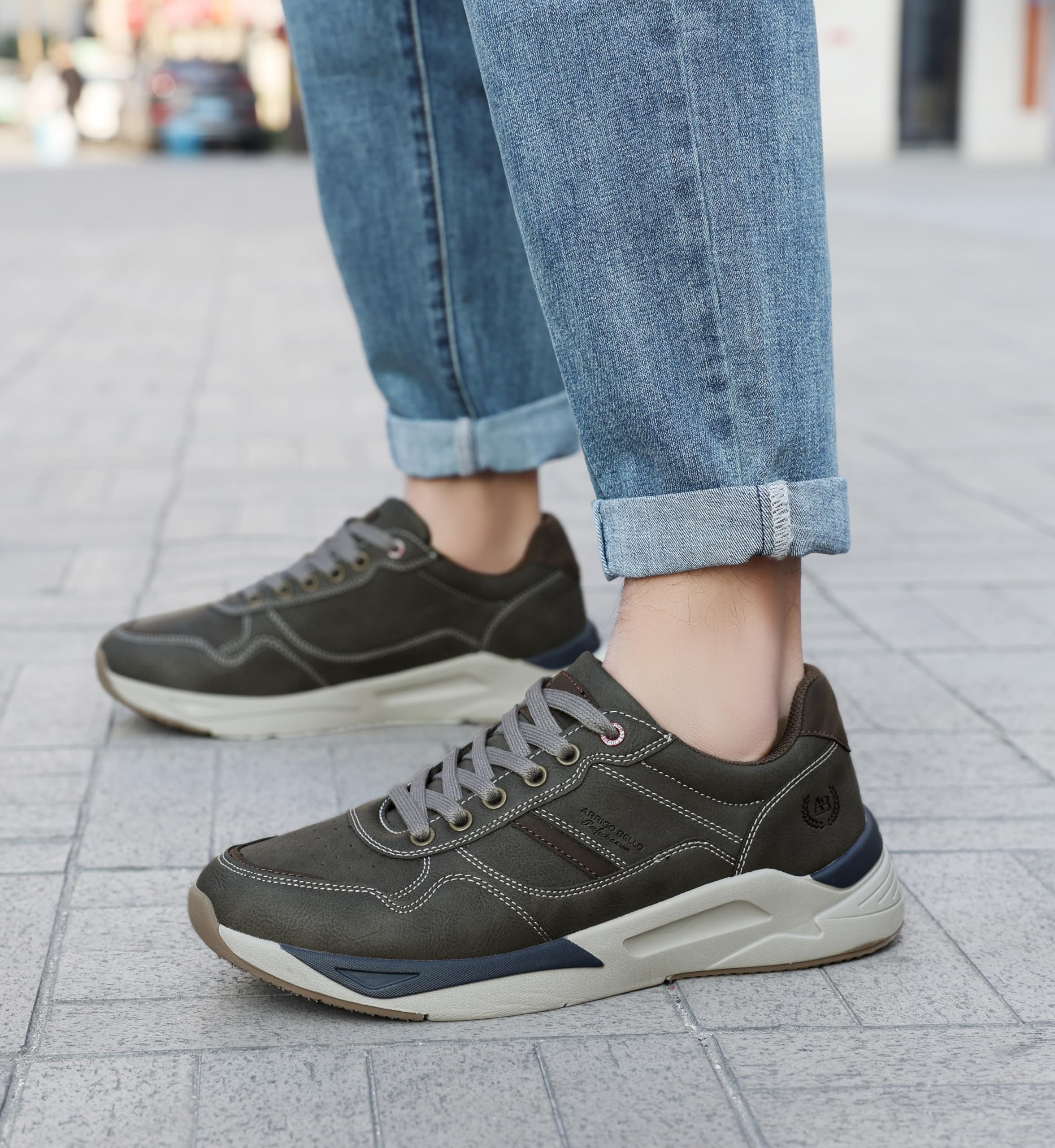 ARRIGO BELLO Sneaker Herren Schuhe Leichte Turnschuhe Fashion Freizeitschuhe Atmungsaktiv Walkingschuhe Outdoor Sportschuhe