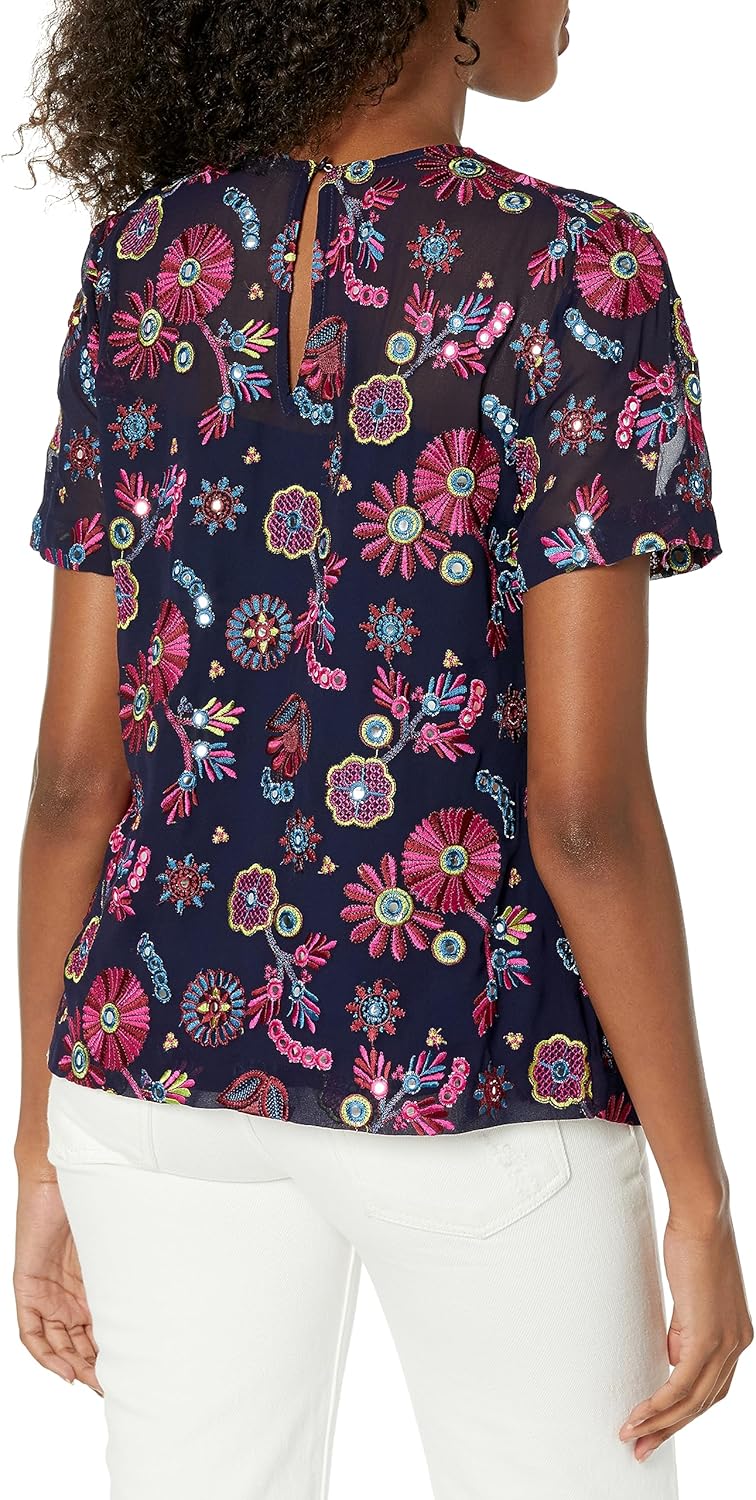 Trina Turk Women's Embroidered T Shirt - Image 2