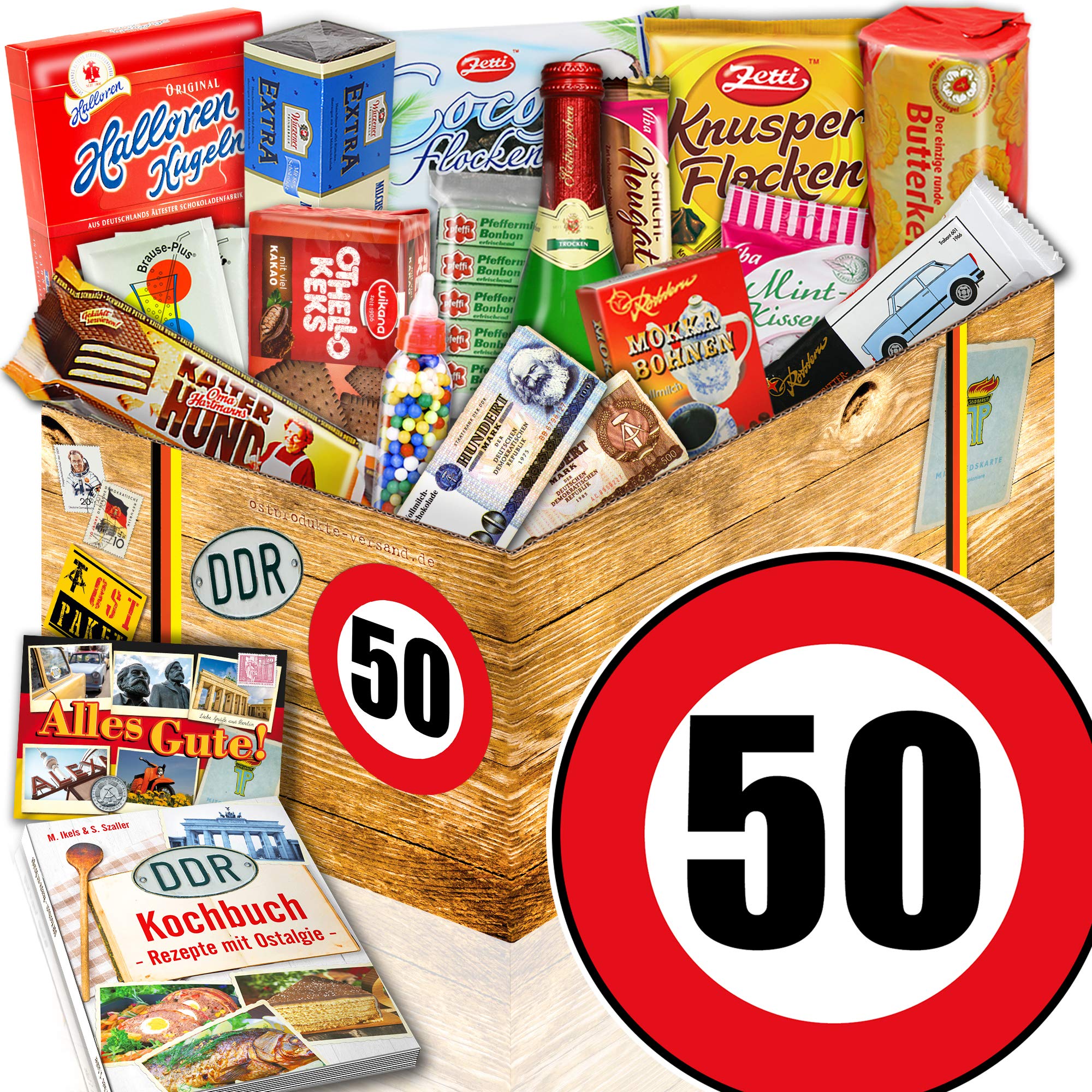 Ostprodukte XXL - Süßes DDR Kultset - 16 Spezialitäten & Kochbuch