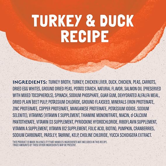 Natural Balance Original Ultra Platefulls Indoor Adult Grain Free Wet Cat Food, Turkey & Duck Recipe, 3 Ounce Pouch (Pack of 24)