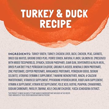 Natural Balance Original Ultra Platefulls Indoor Adult Grain Free Wet Cat Food, Turkey & Duck Recipe, 3 Ounce Pouch (Pack of 24)