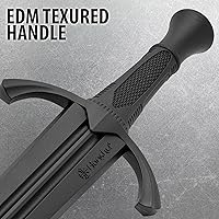 Vista 3 de Honshu Daga medieval de entrenamiento Longitud total de 19 1/2 pulgadas Construcción de polipropileno Tamaño y peso realistas Mango