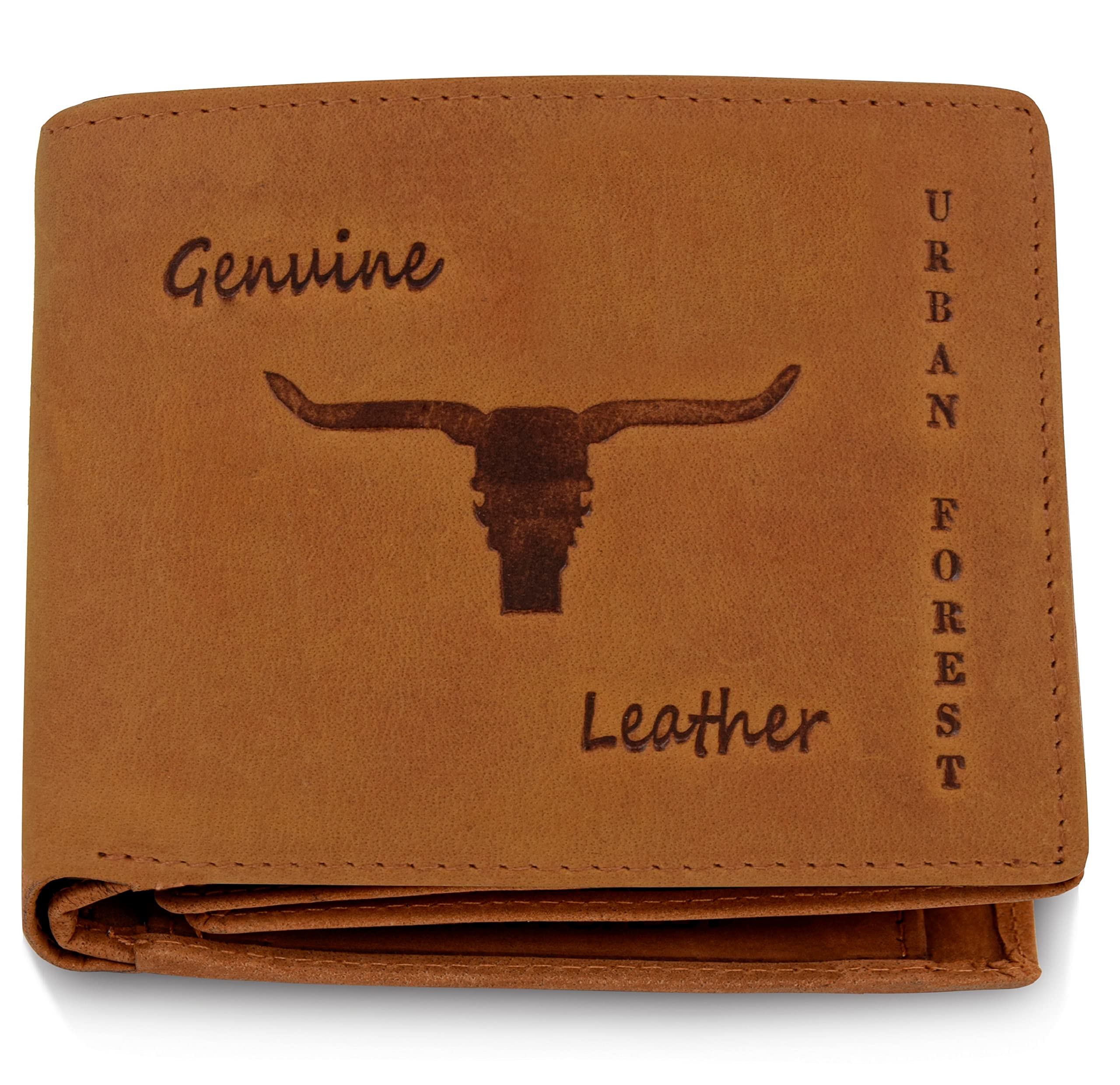 URBAN FOREST Montana Vintage Cognac Leather Wallet for Men
