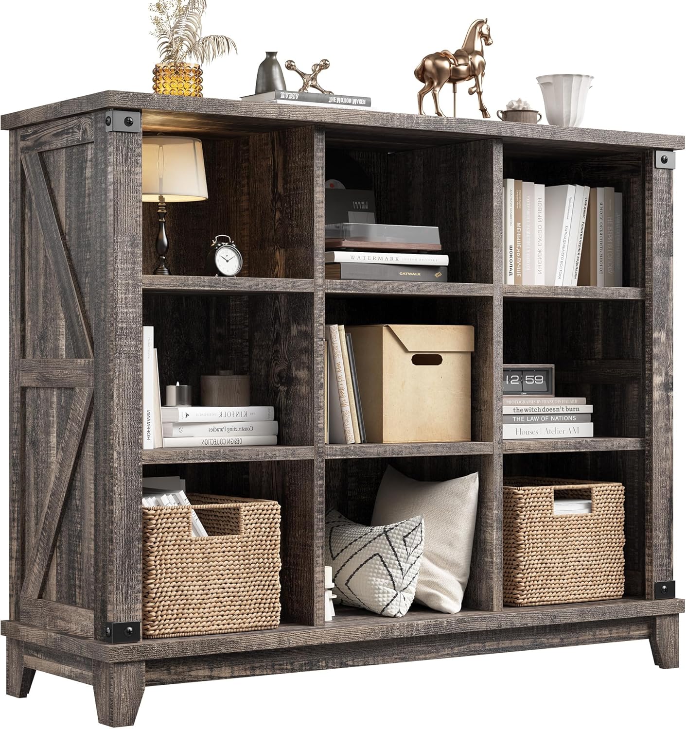 EnHomee 9 Cube Storage Organizer and Shelves for Bedroom