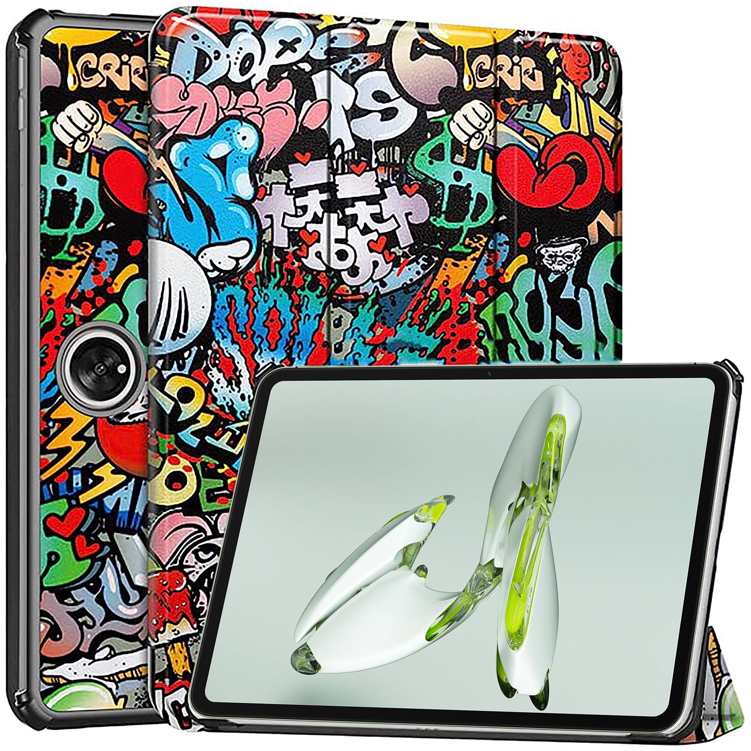 ProElite Cover for OnePlus Pad Go 11.35 inch Cover, Trifold Flip Case Cover for OnePlus Pad Go 11.35 inch 2023, Support Auto Sleep Wake, Hippy (B0CMZMV8J8) Amazon Price History, Amazon Price Tracker