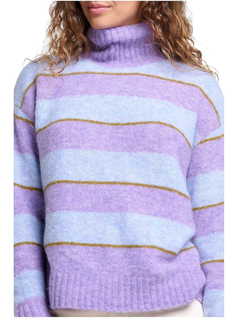 Purple Toad&Co Toddy T-Neck Sweater