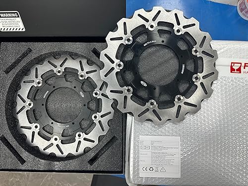 Miniatura 9 de Arashi Front Rear Brake Discs Rotors wMounting Bolts Screws for Kawasaki Versys 1000 2012-2014 ABS 2015  Z1000SX 2011-2016 ABS 2011-2019  Z1000