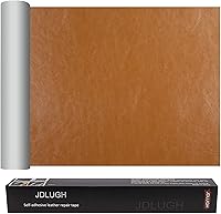 Vista 45 de Cinta de parche de reparación de cuero para sofá, 3.5 x 60 pulgadas, autoadhesiva para sofá, asiento de auto, silla de oficina, muebles de cuero