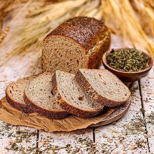 Miniatura 4 de Birch & Meadow 10 onzas de hojas de albahaca, cortadas y tamizadas, sabor a pimienta dulce