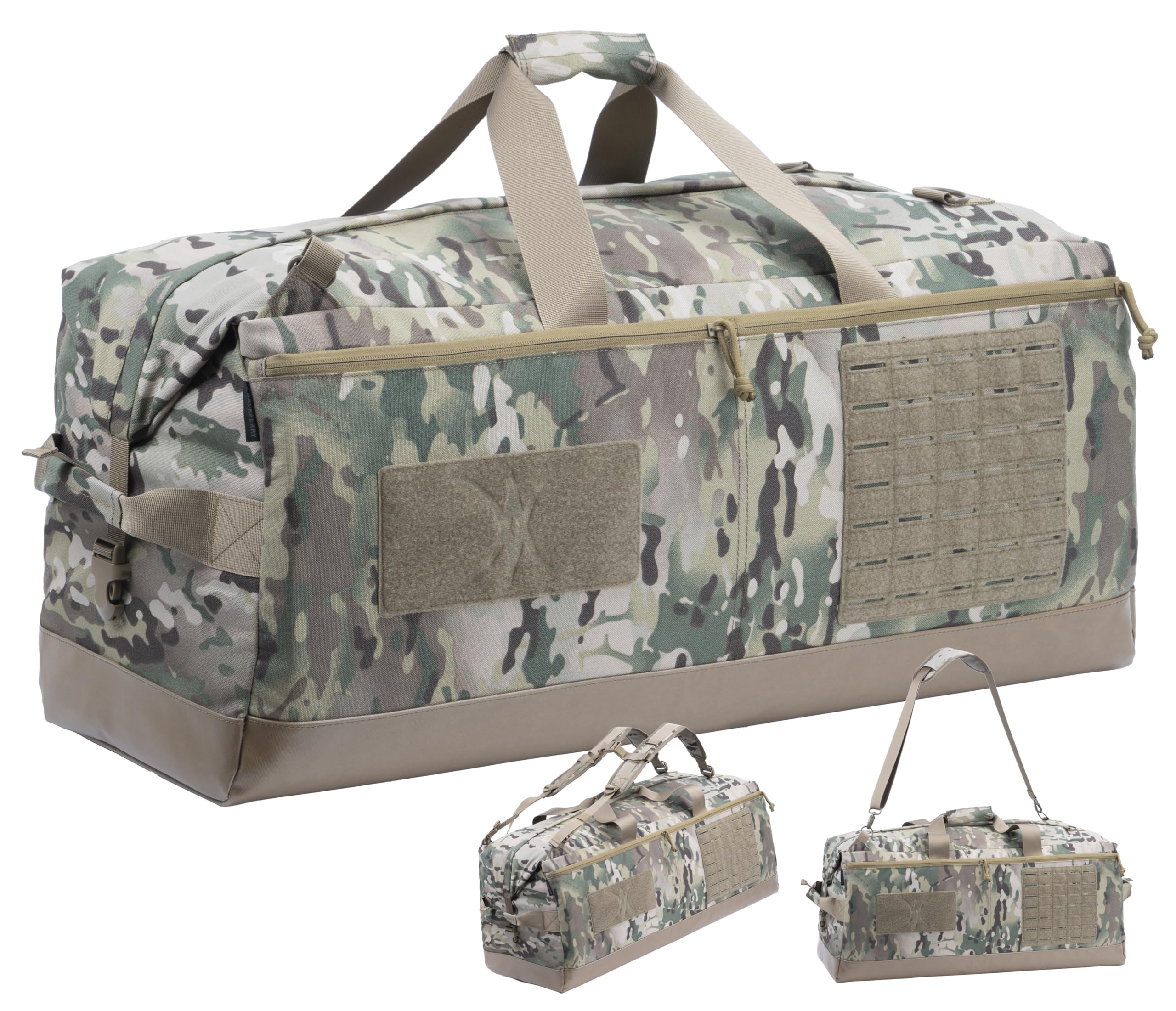 Large Tactical Duffel Bag Deployment Bag Duffle Backpack Bag for Special Work,Sports,Traveling,Camping