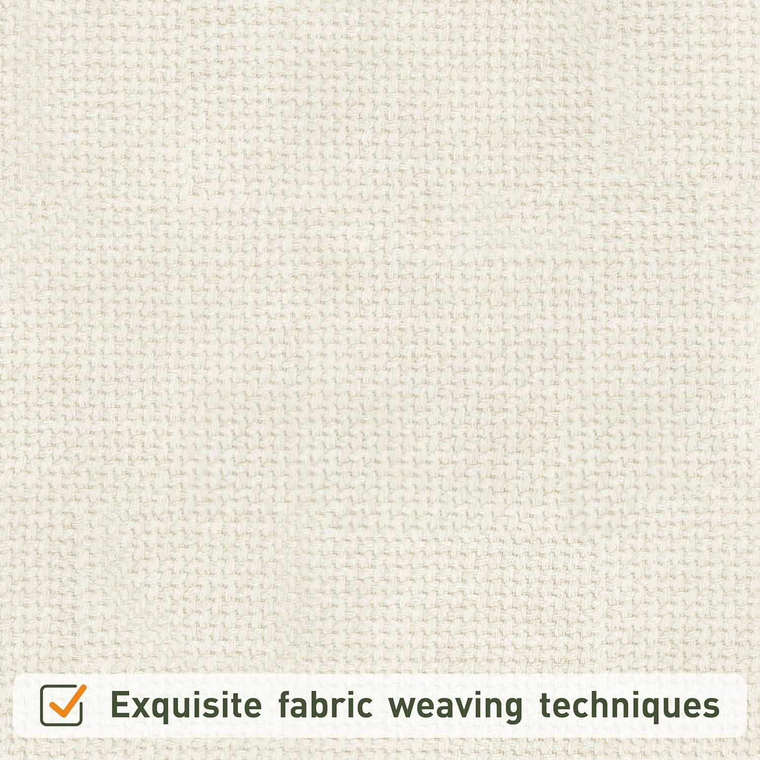 2 Packs Throw Pillow 18×18 Accent Pillow for Sofa Living Room Home Office Car Decorative Pillow Inserts with Pillow Covers, Linen Fabric, Beige