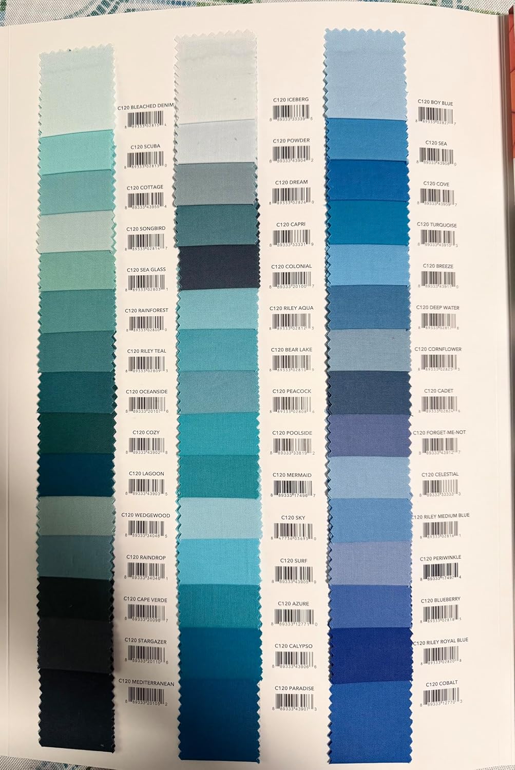 Riley Blake Designs Confetti Cotton Fabric Sampler – 2025 Edition with 300 Actual Fabric Swatches – 11" x 17" Folded