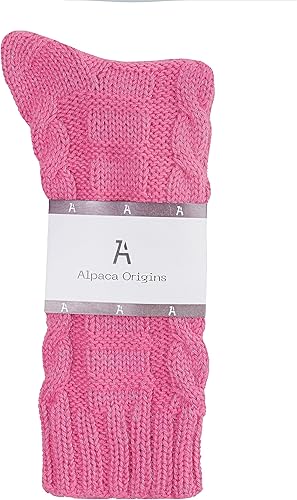 Miniatura 5 de Lucky 100% Baby Alpaca Socks for Men & Women, Unisex Handmade Cozy Winter Warm Gear, Breathable Soft Comfy Foot Clothing