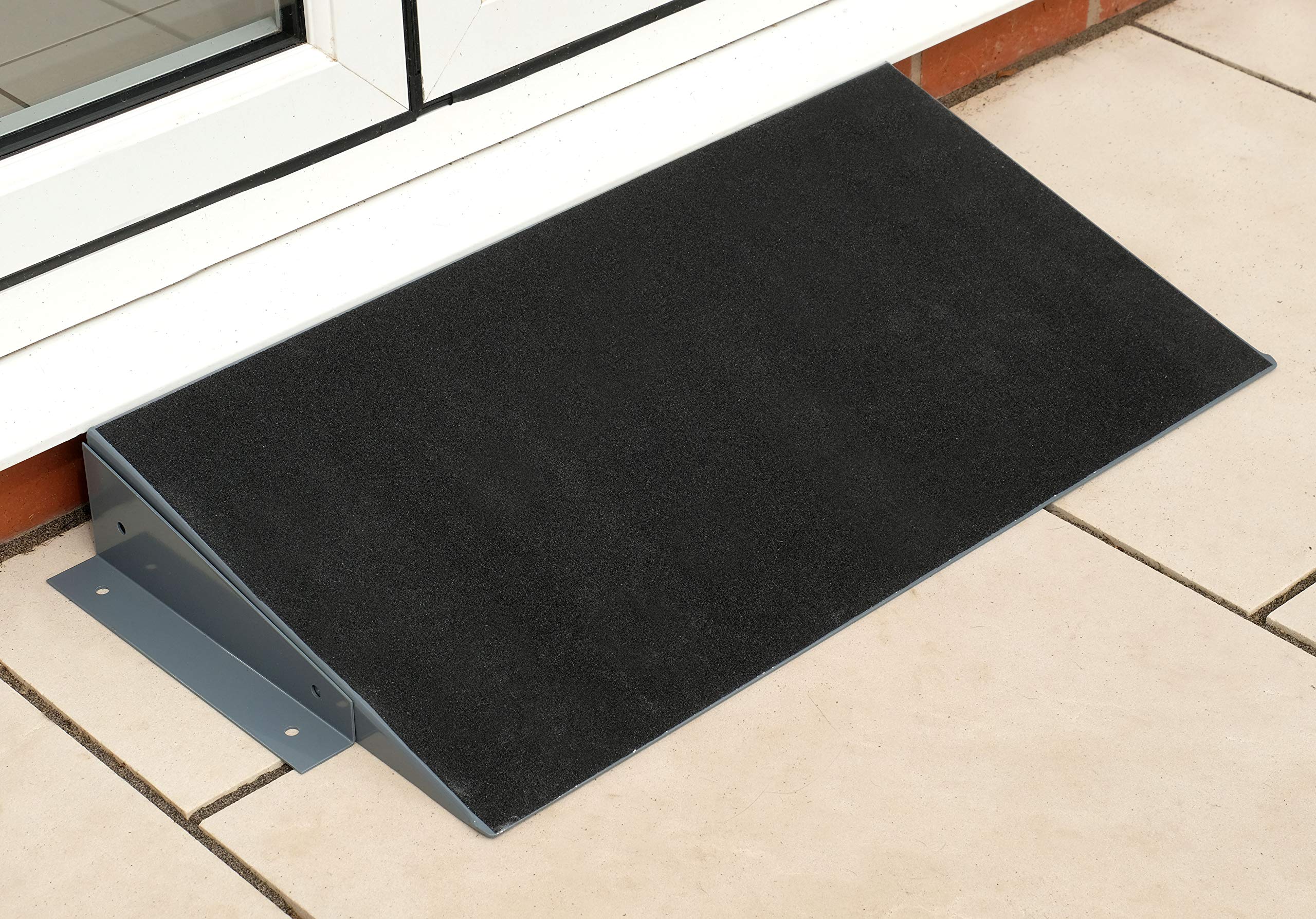 Door Ramp British Made (Door Ramp 6 Inch With Fixing Plates - View #7