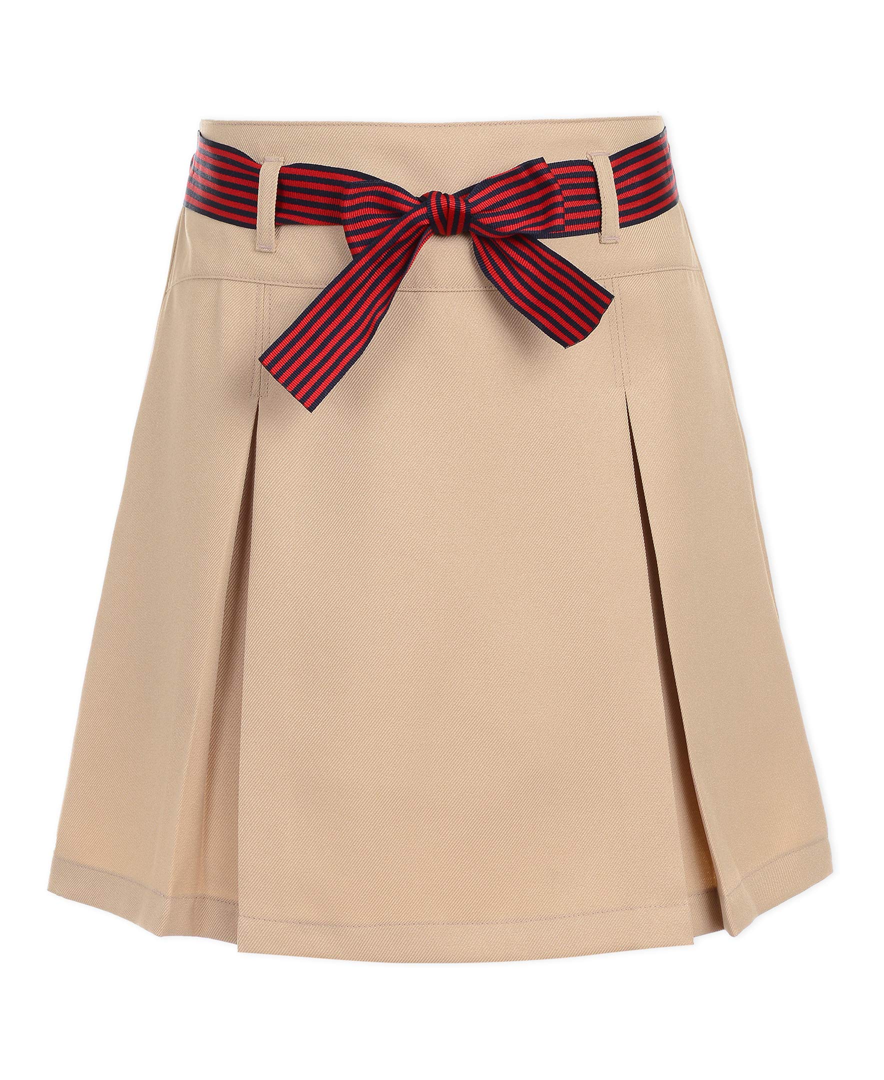 Nautica Krótka spódniczka Dziewczynki School Uniform Pleated Pull-on Scooter Skirt With Undershorts, Knit Waistband