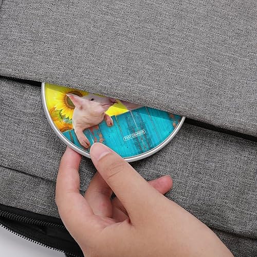 Miniatura 4 de Funny Pig Hanging on A Fence Wireless Charger Pad 10W Fast Charging Pad Compatible with iPhone 15 14 13 12 Series Samsung Galaxy Series