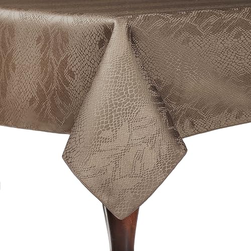 Ultimate textil Modern Damask Kenya 72inch Mantel cuadrado