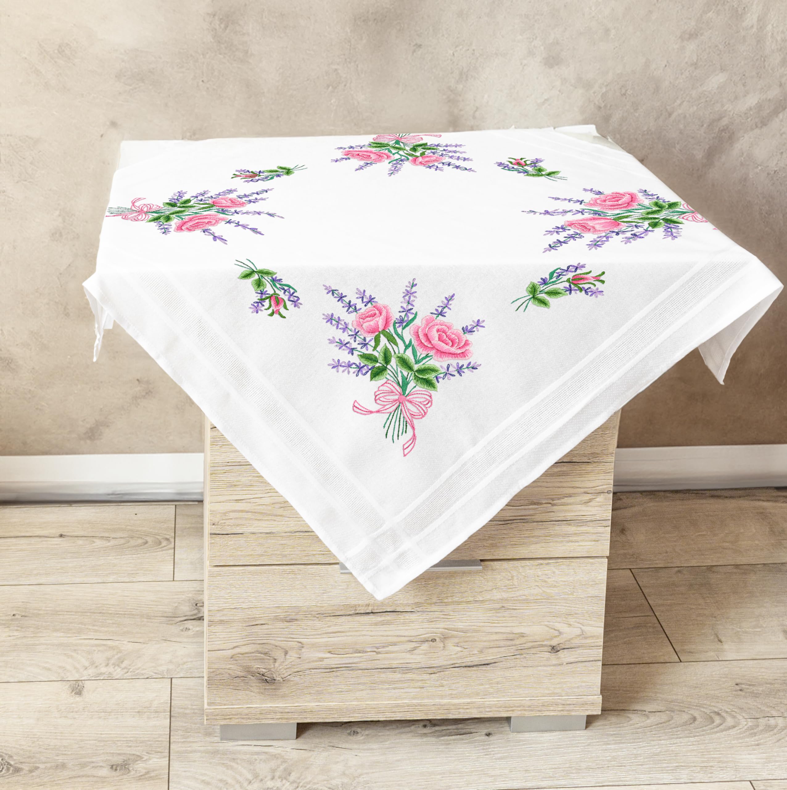 Ensemble de broderie avec pelouse florale KAMACA et 10 couleurs