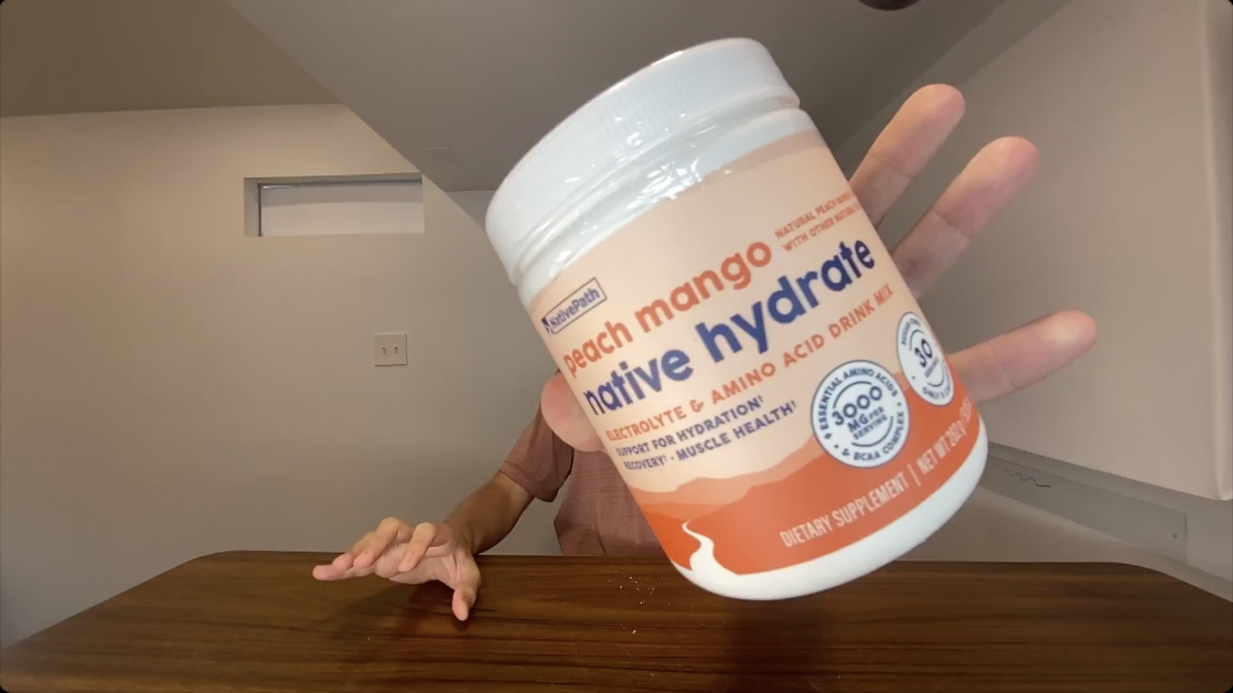 TASTE TEST Native Path Peach Mango Electrolytes Powder