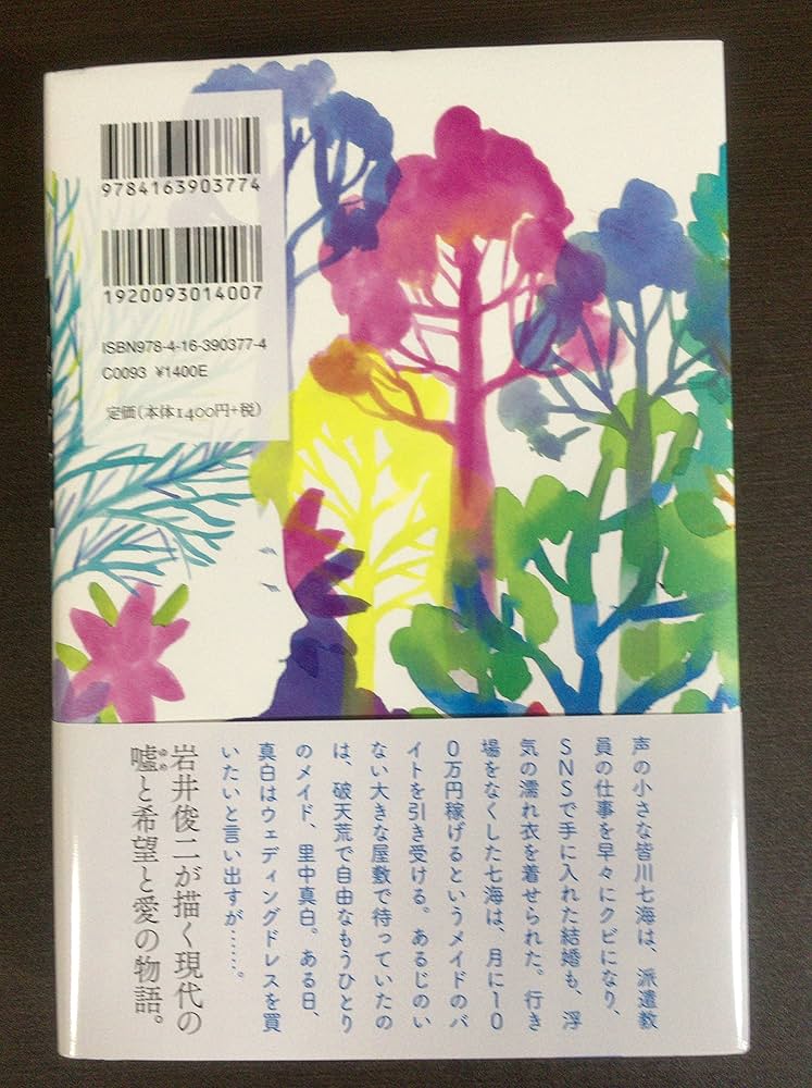 岩井俊二 直筆サイン本 「リップヴァンウィンクルの花嫁」 A1FghYDWHCL._UF350,350_QL50_.jpg