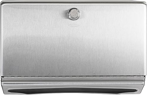 Miniatura 2 de Despachador de toalla de papel montado en la superficie Bobrick 2621 de acero inoxidable, 10 34 in x 4 in x 7 18 in