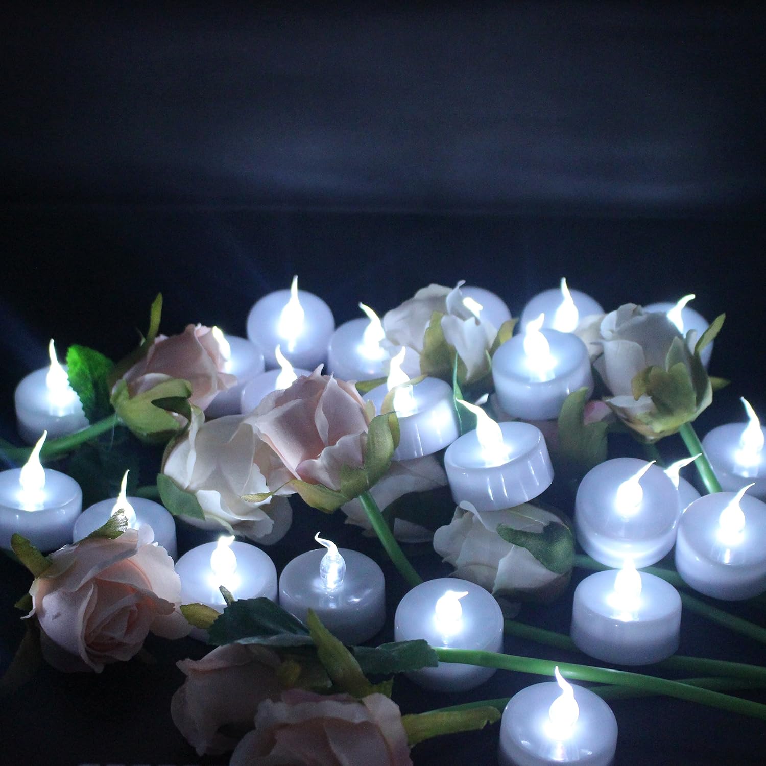Topstone LED Tea Light,Flameless Flickering Tealight with Remote Control,Long Lasting Battery Operated LED Tealights Candle with Timer,for Seasonal &Festival Celebration,Pack of 12(Warm White) : Tools & Home Improvement