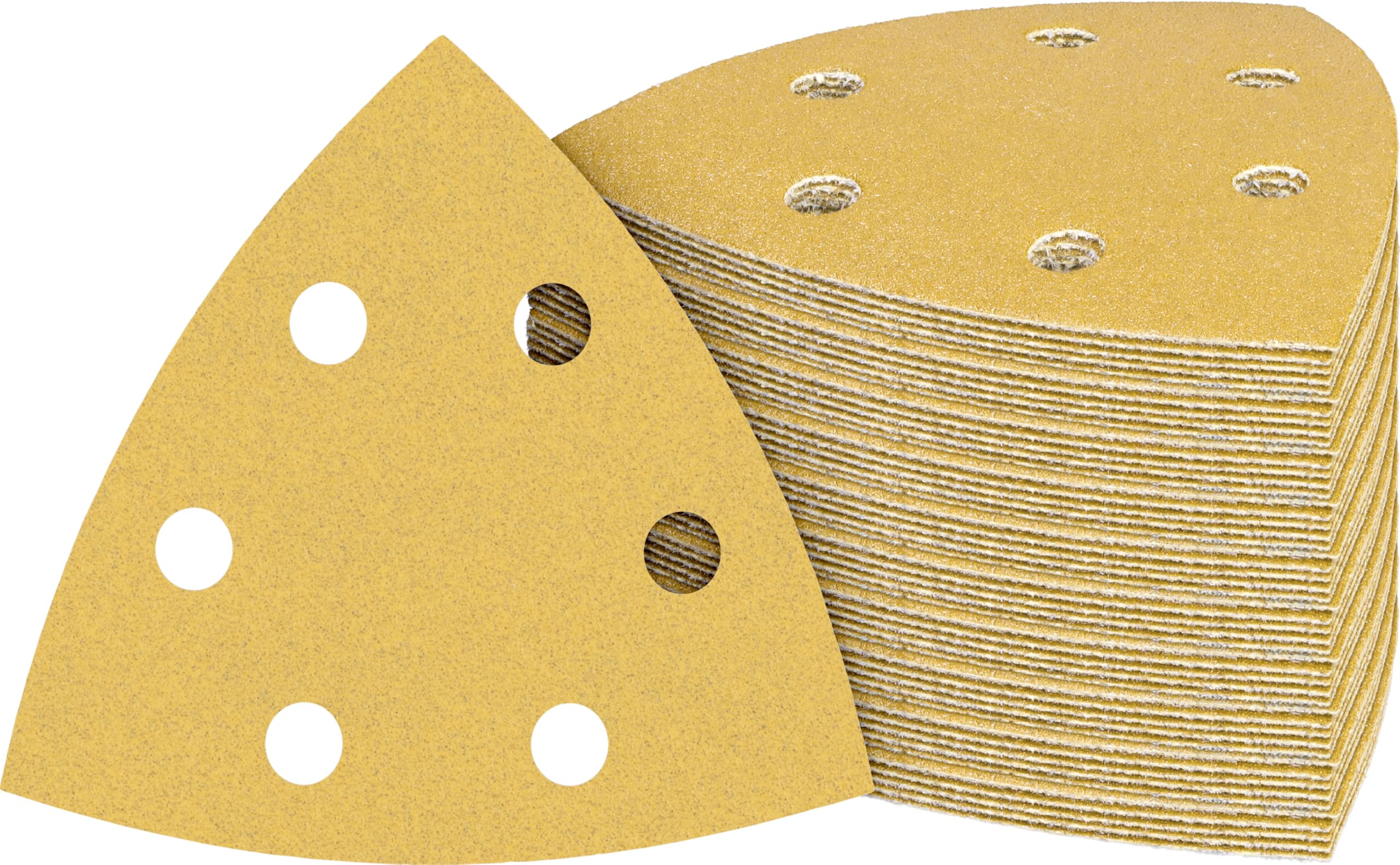 Bosch 50x EXPERT C470 Schleifpapier-Set (für Farbe auf Holz, Ø 93x93 mm, Körnung 10 x 60, 10 x 80, 10 x 120, 10 x 180, 10 x 240, Professional Zubehör Deltaschleifer)