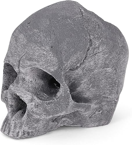 Blue Ridge Brand Troncos de fuego de calavera de cerámica, calaveras de fogata, troncos de calavera de cerámica, decoración de cabeza de
