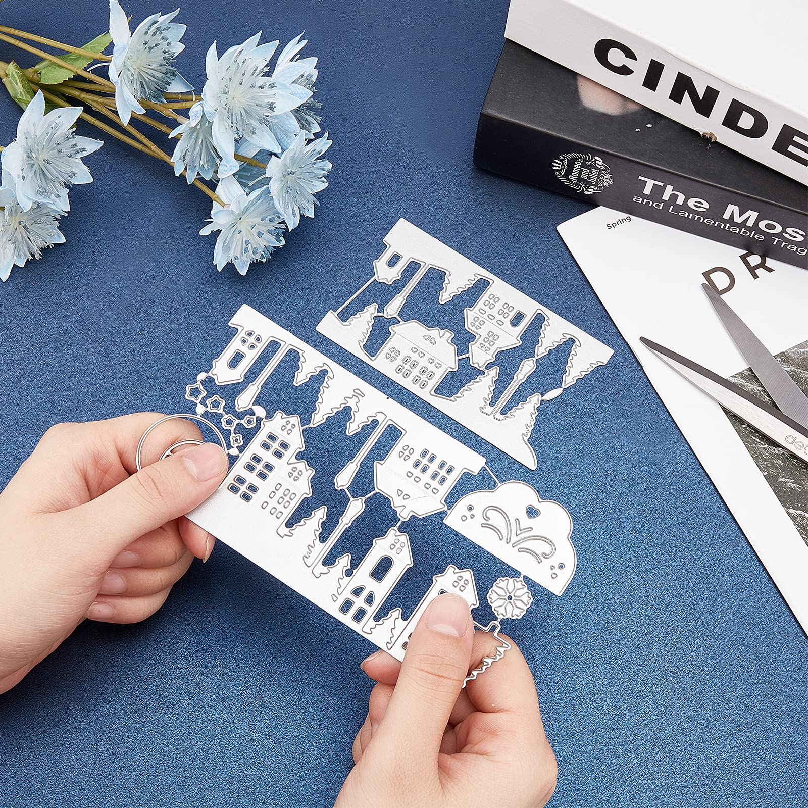 Haus & Schloss Stanzschablonen - Kohlenstoffstahl Für Scrapbooking